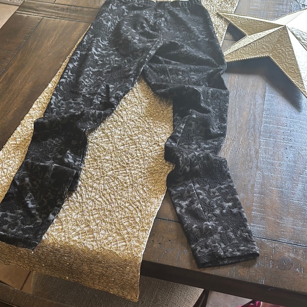 Hollister Black Patterned Leggings